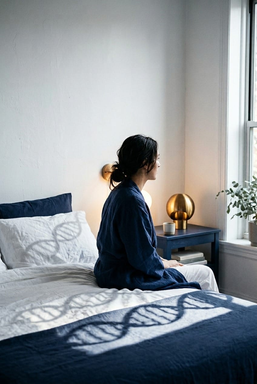 Schlafzimmer-Farben, sanftes Blau und Grün als beruhigende Wandfarben